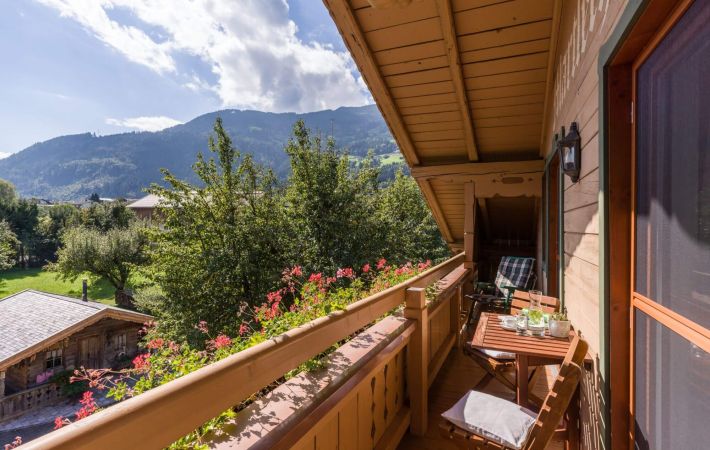 Ferienwohnung Bergblick Balkon